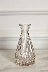Mini Vaso De Vidro Color 7X13cm - Rose - Tuut