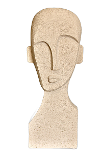 Escultura Face Em Polirresina - Alt 44cm - Mart