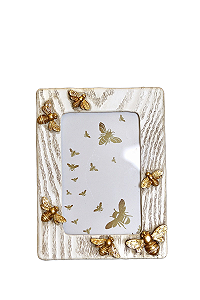 Porta Retrato  Bee Happy Branco - 15x20cm - Tuut