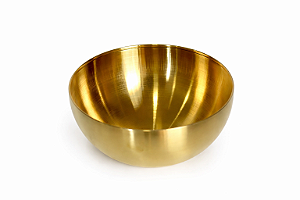 Bowl Vaso Inox Dourado - 20cm - Lilian