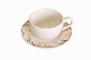 Xicara com Pires Aquarelle Easter - Copaecia