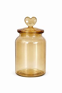 Pote De Vidro Decorativo Afeto - 1000ml - Tuut