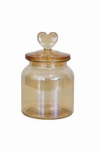 Pote De Vidro Decorativo Afeto - 650ml - Tuut