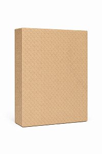 Caixa Livro Textura Tramada - Off White - Tam G - Entrecasa