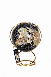 Globo Terrestre Decorativo - 15,5x14x21cm - Tuut