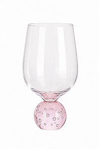 Taça De Vidro Orbe Rose - Tuut