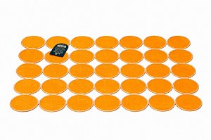 Lugar Americano Tecido Color Laranja 33x48cm - Tuut