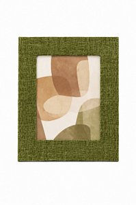 Porta Retrato MDF C/ Revest. Veludo - Verde - 20x25cm - Mart