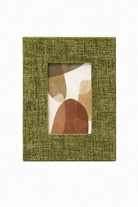 Porta Retrato MDF C/ Revest. Veludo - Verde - 10x15cm - Mart
