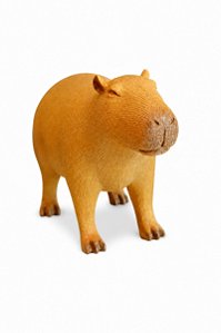 Escultura Capivara Em Poliresina - Em Pé - 17cm - Mart