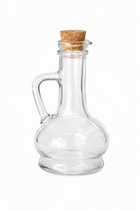Galheteiro Em Vidro Com Tampa Rolha - 230ml - Tuut