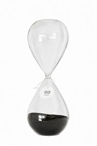 Ampulheta Em Vidro 60 Minutos - Mart