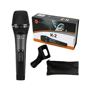 Microfone Com Fio Kadosh K-2 Cardioide Com Cachimbo