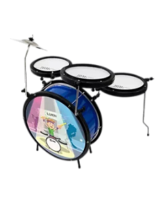 Bateria Infantil Luen Smart Drum Azul