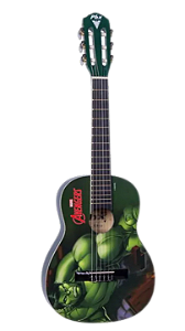 Violão Infantil PHX Marvel Avengers Hulk Nylon