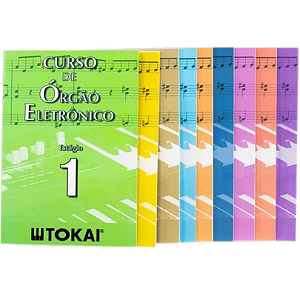 Kit Métodos Curso Órgão Eletrônico Tokai [9 volumes]