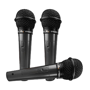 Kit 3 Microfones Kadosh K300