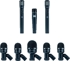 Kit 8 Microfones Bateria Kmd 108 Kadosh