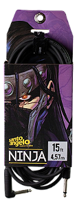 Cabo P10 X P10l Santo Angelo Ninja L 15ft 4.57m Cor Preto