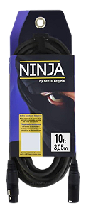 Cabo XLR Ninja Santo Ângelo 10ft 3,05m