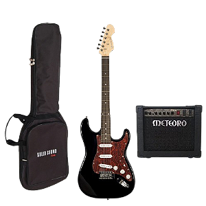 Kit Guitarra Michael GM217 + Capa + Amplificador