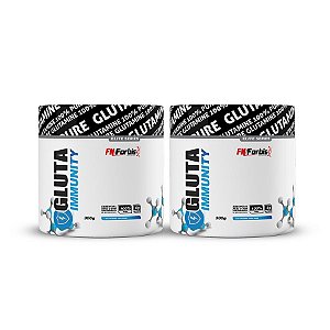 Kit 2X Glutamina Gluta Immunity Elite Series 300g - FN Forbis Nutrition