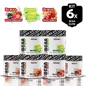 Kit 6X BCAA Elite Series 4.1.1 Drink 210g - FN Forbis Nutrition