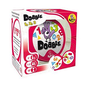 Jogo De Cartas Infantil Dobble 1, 2, 3 Encontre Os Iguais!