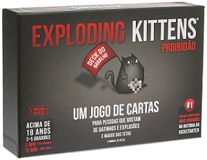 Jogo De Cartas Board Games Exploding Kittens: Proibidão