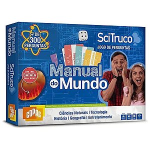 Jogo Perguntas Manual Do Mundo Copag Sci-Truco Cartas