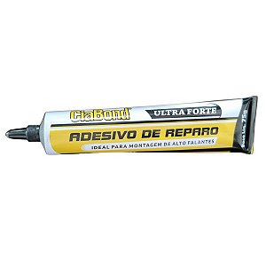 Cola Adesivo Reparo Contato Preto Alto Falante 75G Ciabond
