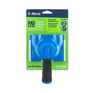 PAD C/ Cabo P/ Recorte Acabamento Pinturas 120mm 4,7" Atlas