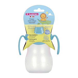 Copo Infantil Transição Treinamento com Alças e Bico 310ml