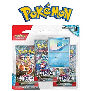 Blister Triplo Coroa Estelar 19 Cartas Pokémon - Copag