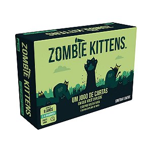 Jogo Zombie Kittens 61 Cartas Exclusivo - Para Toda Família