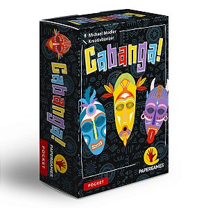 Cabanga Jogo de Cartas Papergames Pocket Crianças e Adultos