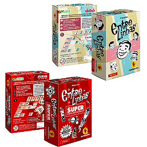 Conjunto 2 Jogos de Cartas Entre Linhas Original e Pocket