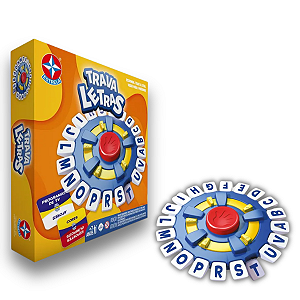 Jogo Trava Letras Estrela Brinquedos - Raciocínio e Diversão