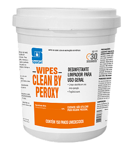 PANOS DESINFETANTES UMEDECIDOS WIPES CLEAN BY PEROXY 150 UN