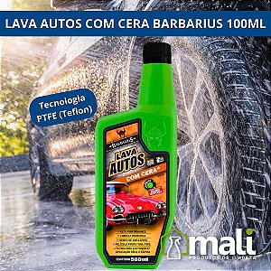 LAVA AUTOS COM CERA BARBARIUS 500ML