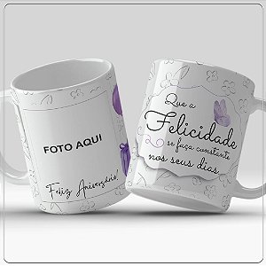 caneca aniversário