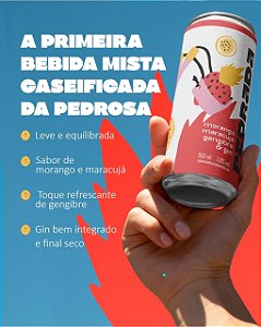 Pedrada - Morango, Maracujá, Gengibre & Gin