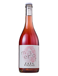 Vinho Espumante Pét-Nat Casa Viccas Merlot e Glera