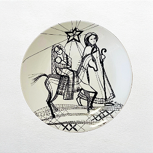 Prato de Porcelana Kronenster Bavaria “A Sagrada Família” – 1984