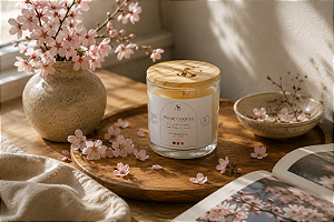 Vela Aromática Perfumada Flor de Cerejeira 170g - Sweet Aromas