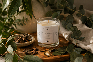 Vela Aromática Perfumada Cascas e Folhas 170g - Sweet Aromas