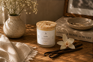 Vela Aromática Perfumada Vanilla Sugar 170g - Sweet Aromas