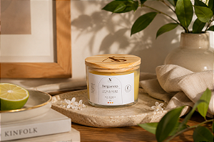 Vela Aromática Perfumada Bergamota 90g - Sweet Aromas
