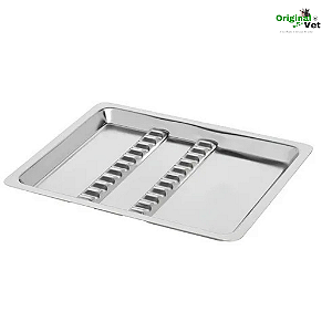 Bandeja em Inox para 12 Instrumentais 22X17X1,5 CM - Fami