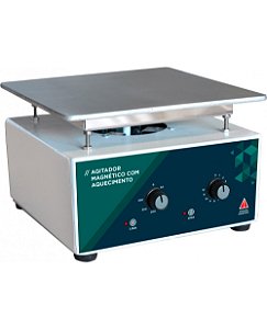 Agitador magnético analógico com aquecimento - 10 Litros